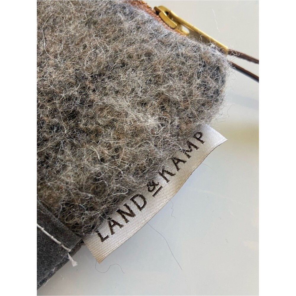 NWT Womens Wool Wristlet Leather Land and Kamp NWT Wallet Purse Bag - Picture 7 of 11